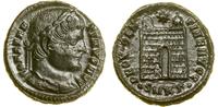 follis 327–328, Cyzicus, Aw: Głowa cesarza w pra