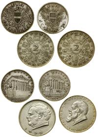 lot 4 monet, Wiedeń, 2 x 2 szylingi (1928 - Fran