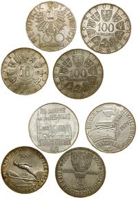 lot 4 monet, Wiedeń, 3 x 100 szylingów (1977, 2 