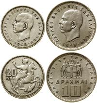 zestaw 2 monet, w skład zestawu wchodzi 10 drach