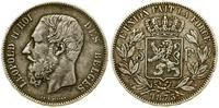 5 franków 1873, Bruksela, srebro próby 900, ciem