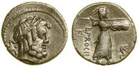 denar 80 pne, Rzym, Aw: Głowa Jupitera w prawo i