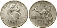 100.000 lei 1946, Bukareszt, srebro próby 700, 2