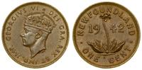 1 cent 1942, Ottawa, brąz, KM 18