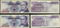 zestaw: 2 x 100.000 złotych 16.11.1993, serie K 