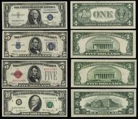 zestaw 4 banknotów 1928–1977, w zestawie: 1 dola