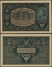 10 marek polskich 23.08.1919, seria II-CO, numer