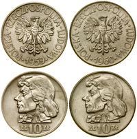 2 x 10 złotych 1959 i 1960, Warszawa, Tadeusz Ko