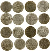 zestaw 8 monet, Berlin, 5 x 1/24 talara 1783 A o