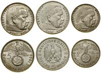 zestaw 3 monet, Paul von Hindenburg, w skład zes
