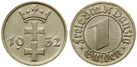 1 gulden 1932, Berlin, herb Gdańska, ładnie zach