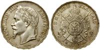 5 franków 1867 BB, Strasburg, patyna, ładnie zac