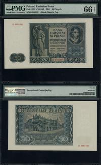 50 złotych 1.08.1941, seria D, numeracja 8465391