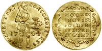 dukat 1794, Utrecht, złoto, 3.48 g, delikatnie p