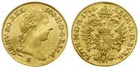 dukat 1786 B, Kremnica, złoto, 3.46 g, Fr. 198, 