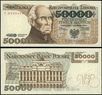 50.000 złotych 1.12.1989, seria T, numeracja 055