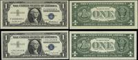zestaw: 2 x 1 dolar 1957 i 1957 B, 1 x seria F 4