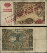 100 złotych 1939, seria BY, numeracja 0748450, f