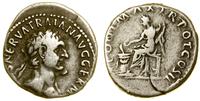 denar 98–99, Rzym, Aw: Popiersie cesarza zwrócon