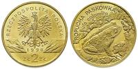 2 złote 1998, Ropucha Paskówka, Nordic Gold, Par