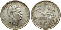 100.000 lei 1946, Bukareszt, srebro próby 700, 2