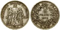 5 franków 1873 K, Bordeaux, srebro próby 900, 24