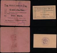 zestaw 2 banknotów 1914–1917, 50 fenigów 1917 Sz