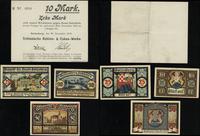 zestaw 4 banknotów 1914–1921, w zestawie: 10 mar