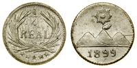 1/4 reala 1899, srebro próby 835, ok. 0.77 g, KM