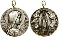 medalik religijny, Popiersie Matki Bożej w prawo