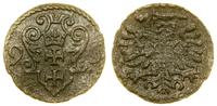 denar 1596, Gdańsk, ciemna patyna, CNG 145.VII, 