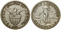 50 centavo 1907 S, San Francisco, srebro próby 7