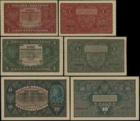zestaw banknotów inflacyjnych 23.08.1919, 1 mkp 