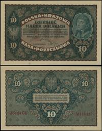 10 marek polskich 23.08.1919, seria II-CU, numer