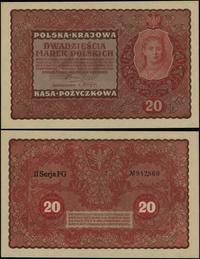 20 marek polskich 23.08.1919, seria II-FG, numer