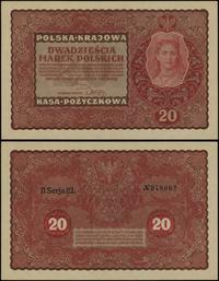 20 marek polskich 23.08.1919, seria II-EL, numer