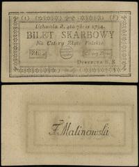 4 złote polskie 4.09.1794, seria 1-F, Lucow 43f 