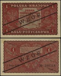 1 marka polska 23.08.1919, seria I-GH, numercja 