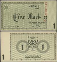 1 marka 15.05.1940, seria A, numeracja 367416, p