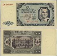 20 złotych 1.07.1948, seria EW, numeracja 135786
