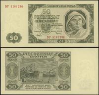 50 złotych 1.07.1948, seria DP, numeracja 516739