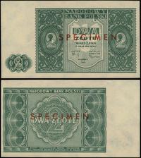 2 złote 15.05.1946, bez serii i numeracji, czerw