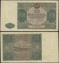 20 złotych 15.05.1946, seria E, numeracja 785483