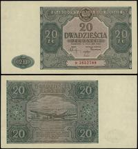 20 złotych 15.05.1946, seria B, numeracja 365270
