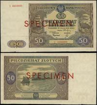 50 złotych 15.05.1946, seria S, numeracja 000000