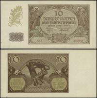 10 złotych 1.03.1940, seria J, numeracja 5786643