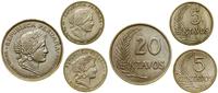 Peru, zestaw 3 monet