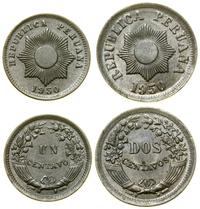 zestaw 2 monet 1950, w skład zestawu wchodzi 2 i