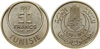 Tunezja, 50 franków, 1957