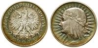 2 złote 1932, Warszawa, kolorowa patyna, moneta 